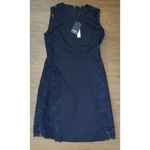 Elie Tahari Blue Floral Dress Size 8 NWT